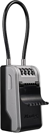 Master Lock 5482EURD Key Safe with Flexible Cable Shackle Outdoor Large Capacity view 1