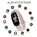 Fitness Tracker, DG2CHU Waterproof Activity Tracker with Heart Rate Monitors Pedometer and Sleep Monitor Calorie Counter Watch, fashion Smart Band for Women (Rose Gold)
