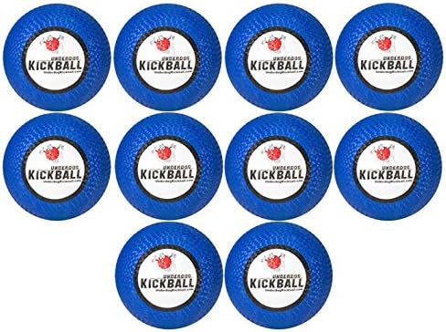 Blue Underdog Kickball, 10" [Pack of 10]
