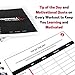 GymPad Workout Planner - A Stylish Workout Journal with Over 25 Useful Resources - Designed and Created by Fitness Professional's - Premium Quality A5 Journal Black (Single)