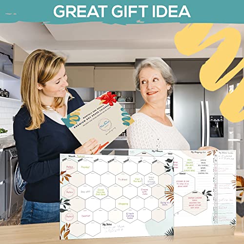 Calendar For Fridge 2022 5in1 Meal Planner, Chore Chart