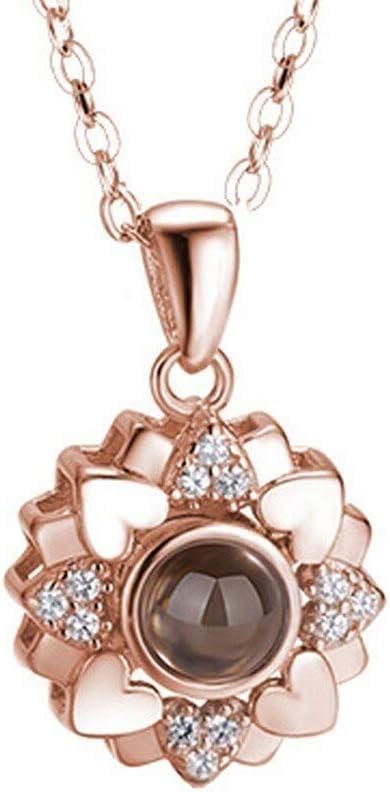 Moneekar Jewels I Love You 100 Languages Necklace for Women Best Valentines