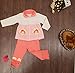 TSHSUN Baby Girl Clothes Infant Outfits 2pcs With Long Sleeved Clothes Set Tops + Pants