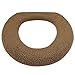 Warm-n-Comfy Soft Toilet Seat Cover - Plush & Thick Fabric Toilet Seat Warmer for Round & Elongated 14x18