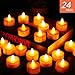 Flameless Candles, LED Tea Light Candles With Battery-Powered wedding Candles Decorations For Parties Events Tealight Candles (24 Pack) primary
