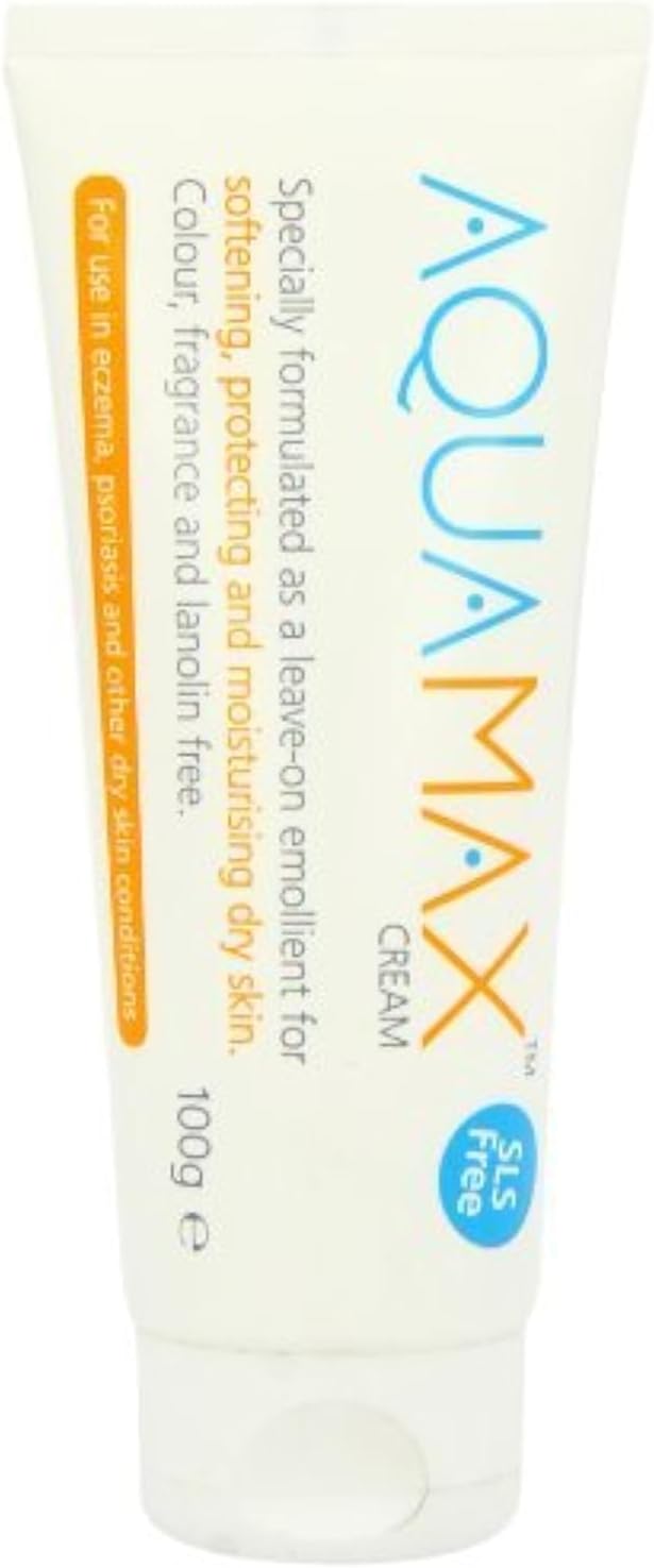 Aquamax Emollient Cream 100g Dry Skin Eczema Psoriasis Sensitive Skin Baby Safe