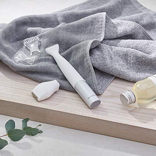 Panasonic Bikini Trimmer and Shaver for Women with 4 Attachments for