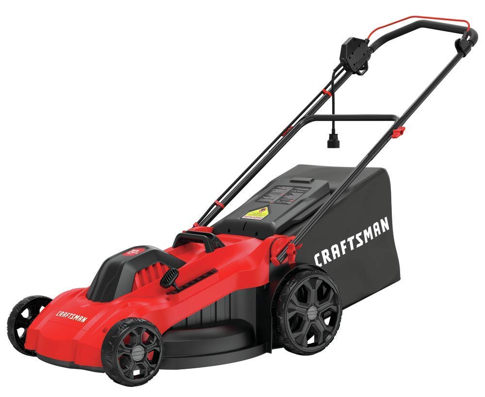 Photo 1 of CRAFTSMAN Electric Lawn Mower, 20-Inch, Corded, 13-Ah, Red