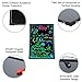 Slsy Illuminated LED Message Writing Board, 24''X16 Erasable Neon Effect Menu Sign Board with 8 Fluorescent Makers, 26 Flashing Modes LED Message Board