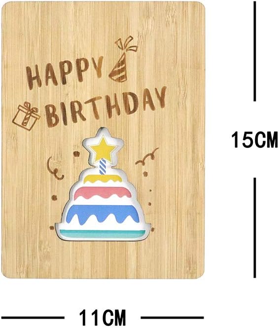 Loisirs Creatifs Epouse Carte D Anniversaire Pour Elle Mari Veritable Bois De Bambou Maman Carte D Anniversaire Pop Up Pour Une Amie Cuisine Et Maison Bimport Cl