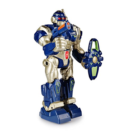 Happkid Remote Control Robot, Electronic Robots for Kids Real Walking Robot with Detachable Weapon and Realistic Sounds