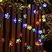 Bengoo Solar LED String Lights Waterproof Christmas Ambiance Lights for Outdoor Lawn Fairy Garden Wedding and Christmas Tree