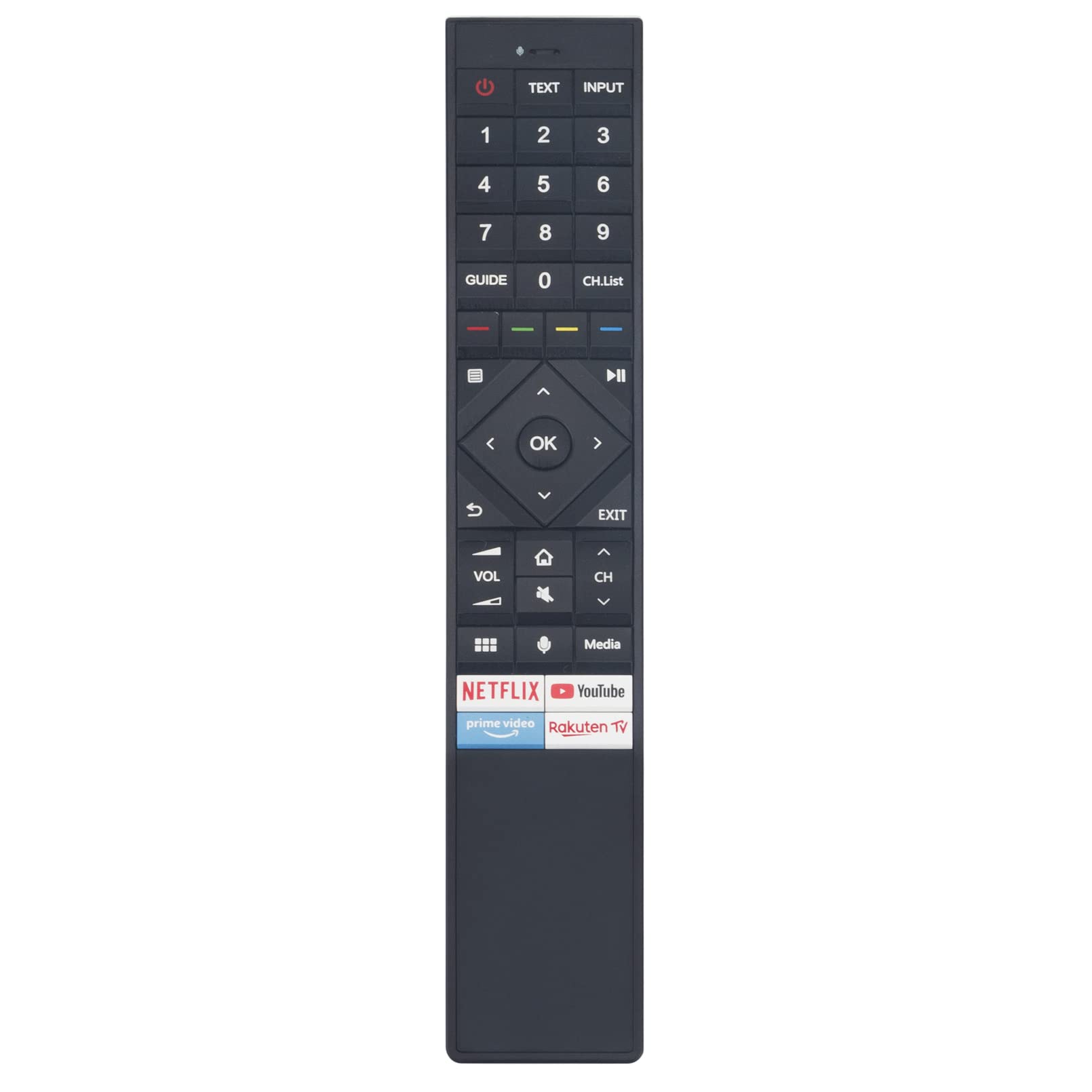 Replacement Voice Remote Control Fit for ERF3A72 Hisense QLED ULED TV U7QF U8QF 55U8QF 65U8QF 55U7QF 50U7QF 65U7QF 65U7QFUK HE55A6900FUWTS HE50A6900FUWTS HE65A6900FUWTS 50A690FEVS 55A690FEVS