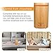 RUNGLI Bamboo Smart Essential Oil Diffuser Ultrasonic Aromatherapy Humidifier Cool Mist, APP Voice Control Work with Alexa Echo