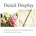 Artificial Flowers, Fake Flowers Silk 9 Heads Roses Bouquets Wedding Party Kitchen Home Decor 3PCS (pink-white)