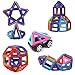 Magnetic Building Blocks Toys Set Preschool Educational Stacking Toy 76 Pieces 3D Magnet Building Construction Kit for Kids Over 3 Years Old