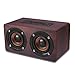 WEEFUN Portable Wireless Bluetooth Speaker with 10-Hour Playtime, 10W Wood Home Speakers with Mic & TIFF Card Slot