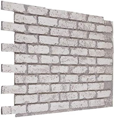 #173-33 Grey- Chicago Brick Wall Panel - 48"W X 33"H X 1 1/4"D