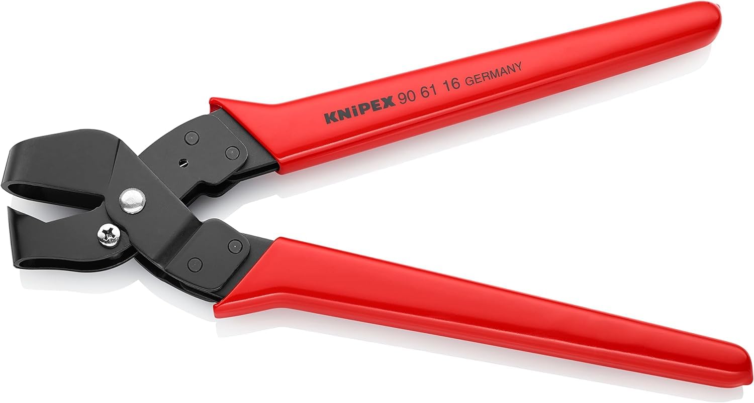 KNIPEX Notching Pliers with Plastic Handles 250 mm, 90 61 16