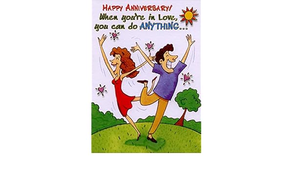 Amazon Com Designer Greetings You Can Do Anything Funny Humorous Wedding Anniversary Congratulations Card Office Products