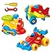 ToyVelt Take Apart Toys Set - Airplane, Train, and Racing Car with Tools - Toddler Take Apart Toys and Assembly Kit for Kids Ages 3-6+ - STEM Learning Construction Tools