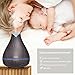 Aromatherapy Essential Oil Diffuser 530ml Cool Mist Ultrasonic Fragrance Scent Air Humidifier Wood Grain 18 Hours Aroma Diffuser with 7 Color Auto Shut Off for Home/Bedroom/Office, Valentines Gift