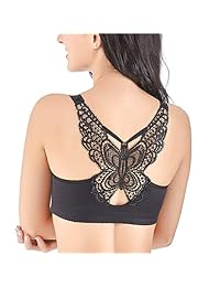 ToVii Wire  Push Up Bras for Women Butterfly Back Front Closure Bra