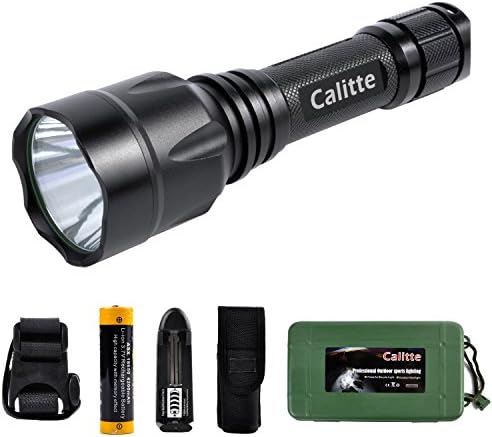 Calitte 1200 Lumen Rechargeable Led Flashlight Cree Xml T6 LED Torch for Cycling Hiking