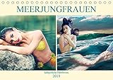 Meerjungfrauen - halbg¿ttliche Fabelwesen (Tischkalender 2019 DIN A5 quer): Meerjungfrauen f¿r Fantasy Fans (Monatskalender, 14 Seiten ) by 