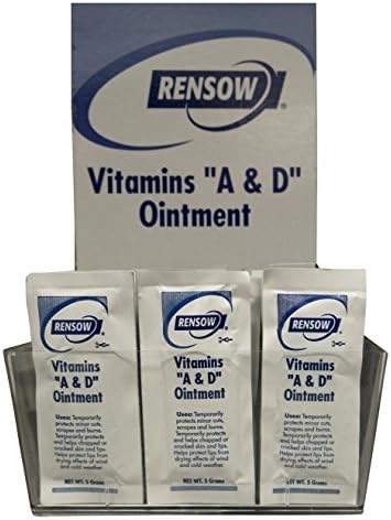 Rensow NADF Super Vitamins A and D Ointment, 144 Foil Packets