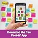 Post-it Super Sticky Notes, 3x3 in, 6 Pads, 2X The Sticking Power, Canary Yellow (654-6SSCY)