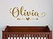 Arrow Name Decal for Girls or Boys, Tribal Wall Decal with Arrow