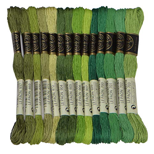 Premium Rainbow Color Embroidery Floss - Cross