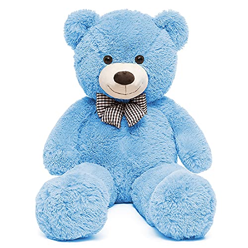 MaoGoLan Big Blue Teddy Bear 39 inch Stuffed Animal Giant Stuffed Bear