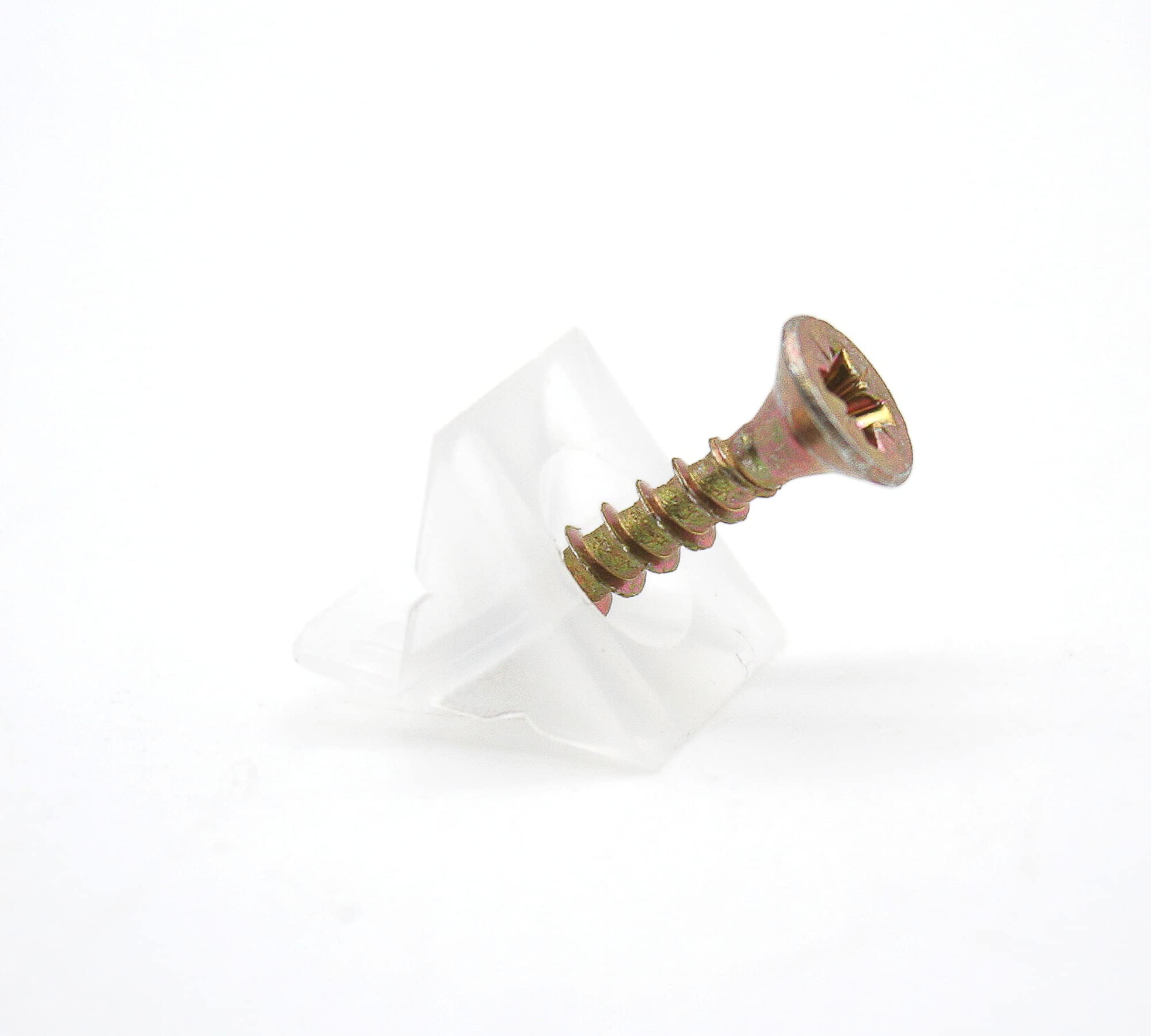 DOJA Barcelona | Cabinet Panel Wedges | Pack 250 | Drawer Holders | with Screw 3.5 x 20 mm | Plastic Drawer Wedges | Fixing Support | for Bedside Table Repair, Organizer Drawers