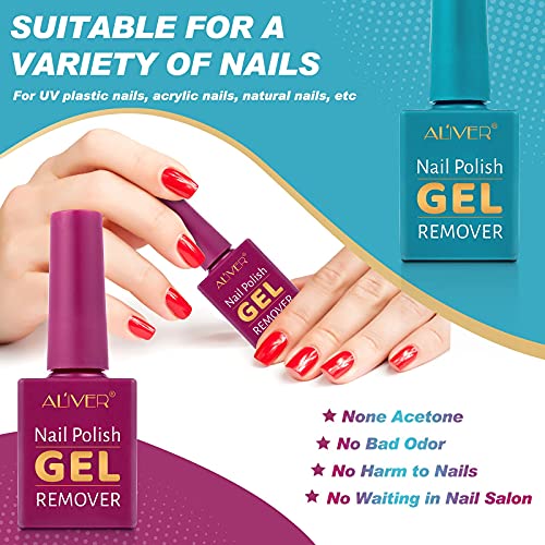 Gel Nail Polish Remover, UltraPowerful Remove SoakOff Gel Polish