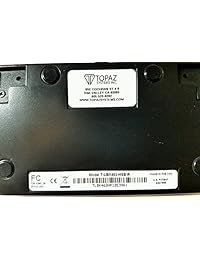Topaz signaturegem t lbk462 hsb r 1 x 5 LCD retroiluminada Signature Capture Pad USB Conexión