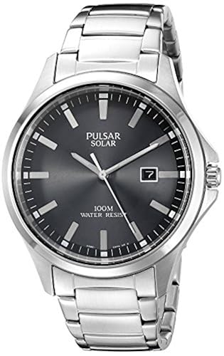 Pulsar Men's PX3073 Solar Dress Analog Display Japanese Quartz