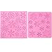 Funshowcase Sugarcraft Snowflakes Lace Mat Candy Silicone Mold 2 in set