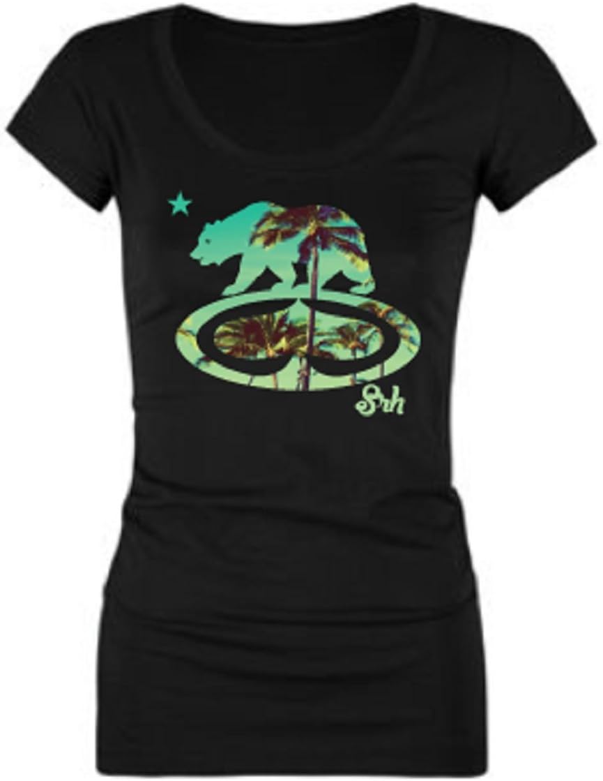 SRH Cali Life Jr Tee Black Tee with Green Cali Bear Logo Black