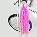 Kids Scooter & Bike Handlebar Streamers with Beads/Trike Handgrip Colorful Ribbons/Bicycle Grips Sparkle Tassel Ribbon /Baby Carrier Accessories (Pink)thumb 2