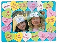 Conversation Heart Valentine's day heart Picture Frame Craft Kit- Pack of 12 