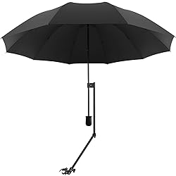 XLINGZA UPF 50+ Beach Umbrella with Adjustable