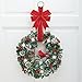 Collections Etc Lighted Holly Christmas Wreath w/Cardinal