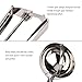Ice Cream Scoop, Hisome 3PCS Stainless Steel Trigger Kitchen Scoop for Melon Baller, Baking, Fruit Salad Scoop, Cookie Scooper, Spoon Kit