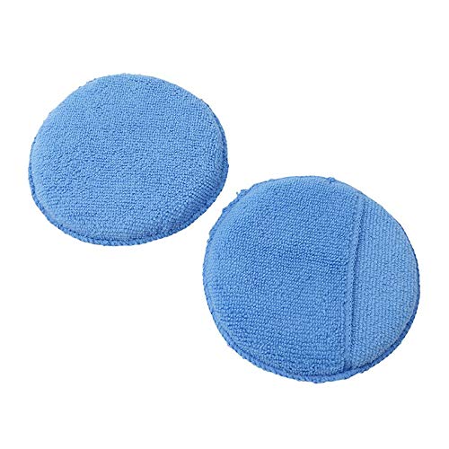 Sponges & Scouring Pads - 5pcs Pack Blue 5 Inch With Pockets Car Wash Auto Soft Wax Sponges Vehicles Care Cleaning Sponge - Gloves Magic Stick Tools Bulk Bathroom Sponge Swab Aquarium Dish Face - Thumbnail 3