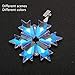 AB Angle Christmas Crystal Ornament Gift, Crystal Snowflake Winter Star Pendant,Valentine's Day Home Decorative Statue (XB0125)