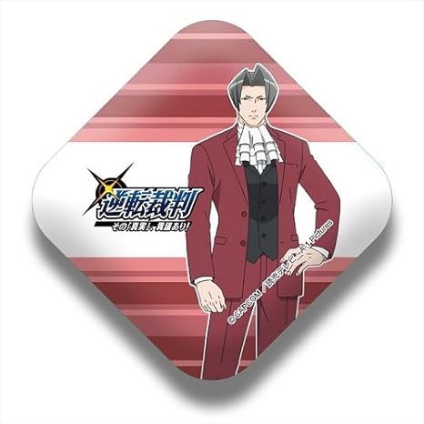 Amazon 逆転裁判 その 真実 異議あり 御剣 怜侍 スマホざぶとんチャーム アニメ 萌えグッズ 通販