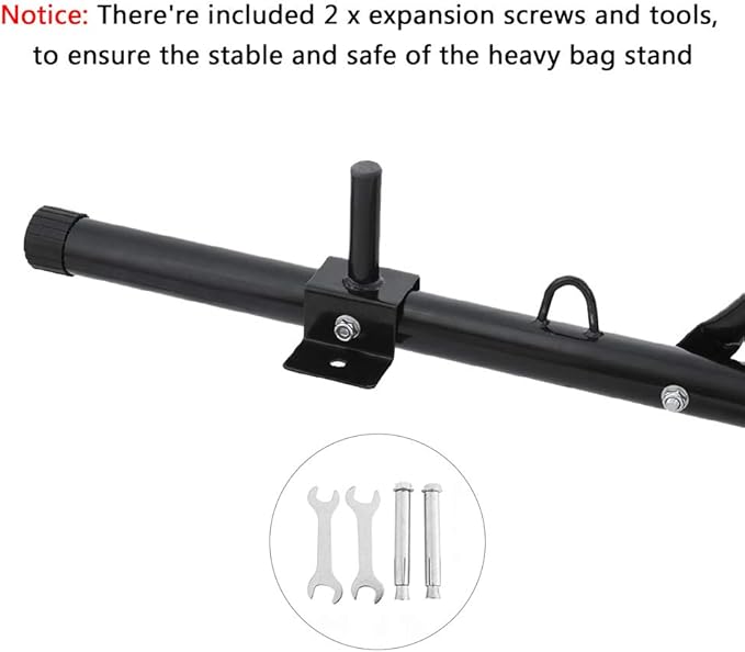 folding boxing bag stand