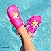 SUIEK Baby Boys Girls Swim Water Shoes Infant Pool Beach Sand Barefoot Aqua Socks (Rose Red, Medium)